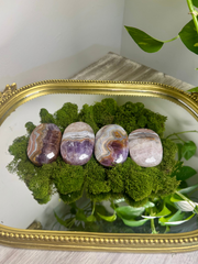 Amethyst Agate Palm Stone Intuitive Pick
