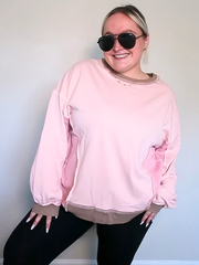 Colorblock Patchwork Pullover