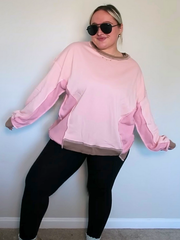 Colorblock Patchwork Pullover