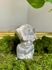 Druzy Moss Agate Goddess Body