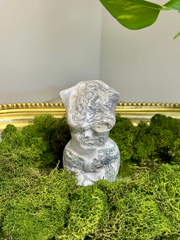 Druzy Moss Agate Goddess Body