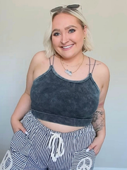 Happy Daze Ribbed Tank