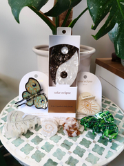 Lunar Moth Hair Clip