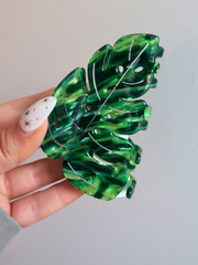 Monstera Moment Hair Clip