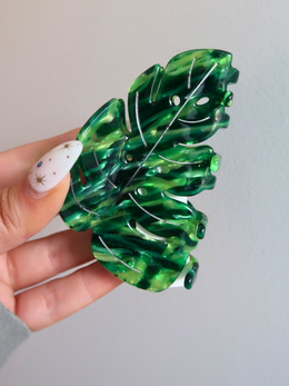 Monstera Moment Hair Clip