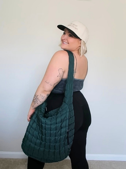 Moon Moss Puffer Bag