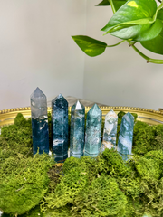Moss Agate Towers (Choose Your Vibe)