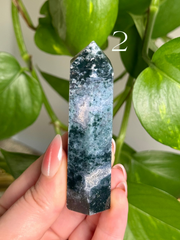 Moss Agate Towers (Choose Your Vibe)