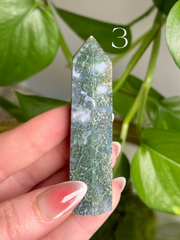 Moss Agate Towers (Choose Your Vibe)