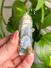 Moss Agate Towers (Choose Your Vibe)
