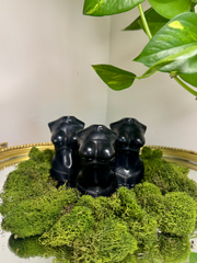 Obsidian Goddess Body Carving